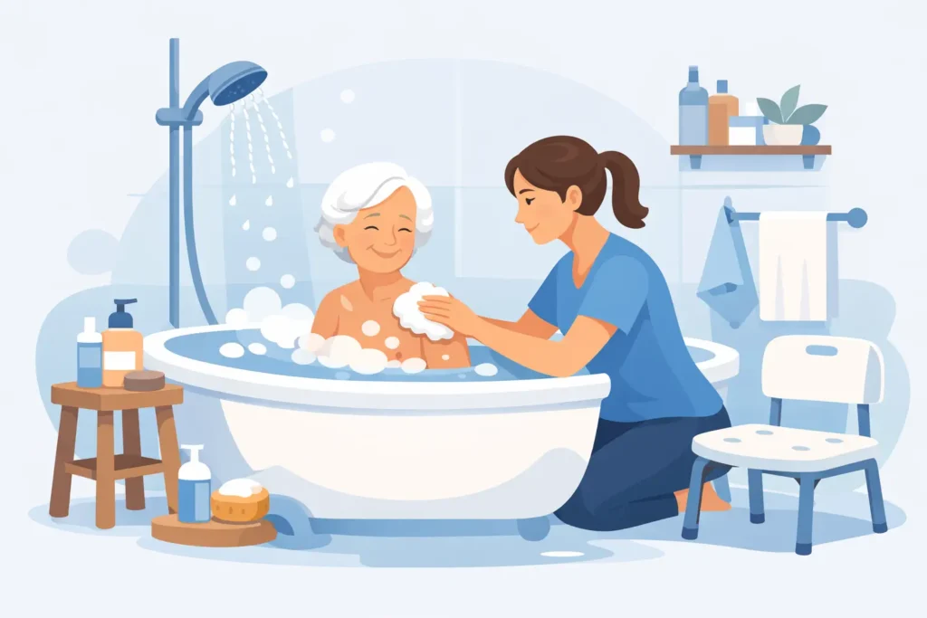 Bathing Help at Home for Seniors