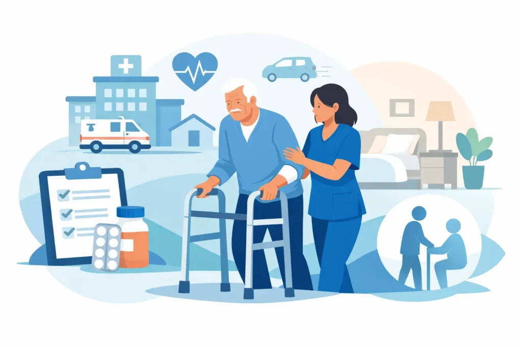 Caregiver Help After Hospital Discharge