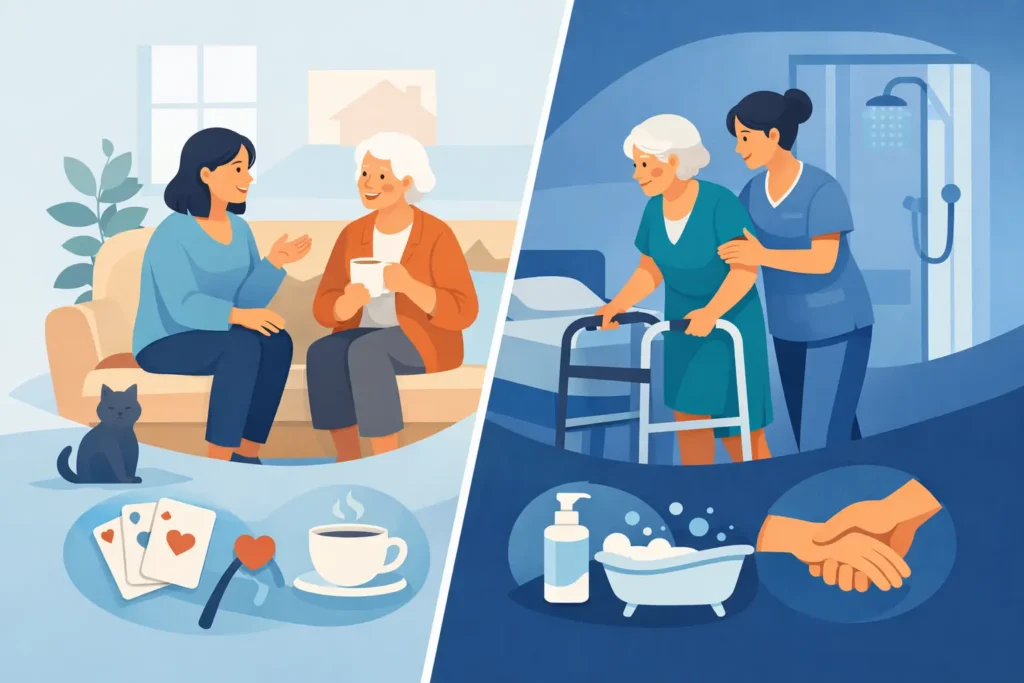 Companion Care vs Personal Care