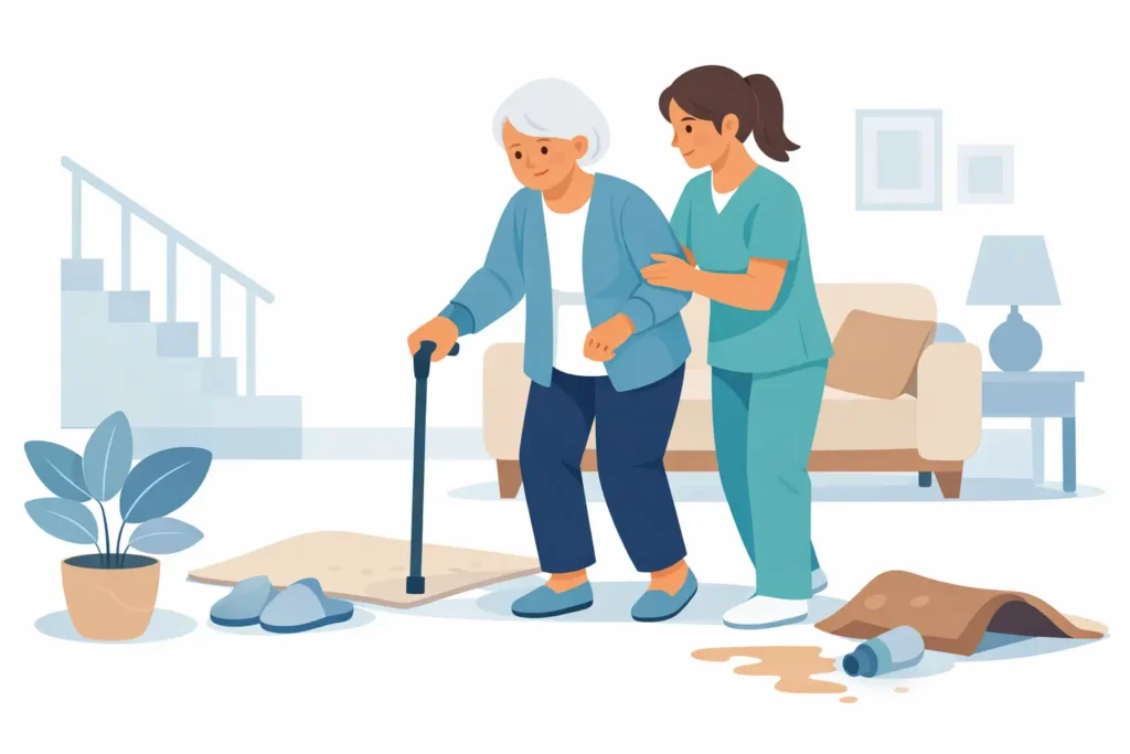 Fall Prevention Support From Home Caregivers