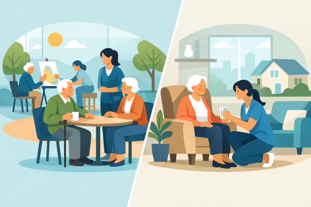 Adult Day Care Versus Home Care